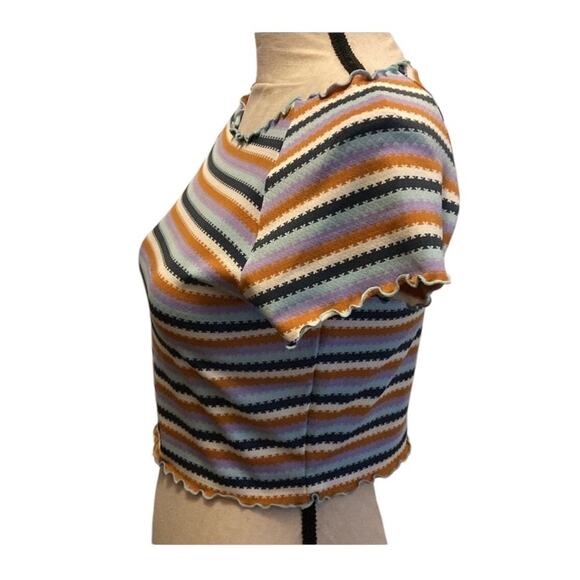 Anthropologie L*Space wildflower top crop top rashguard Y2K vibes dainty XL - Picture 4 of 8